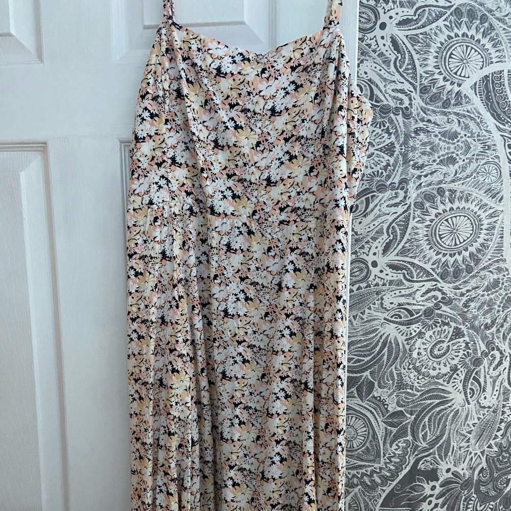 Flower print sundress